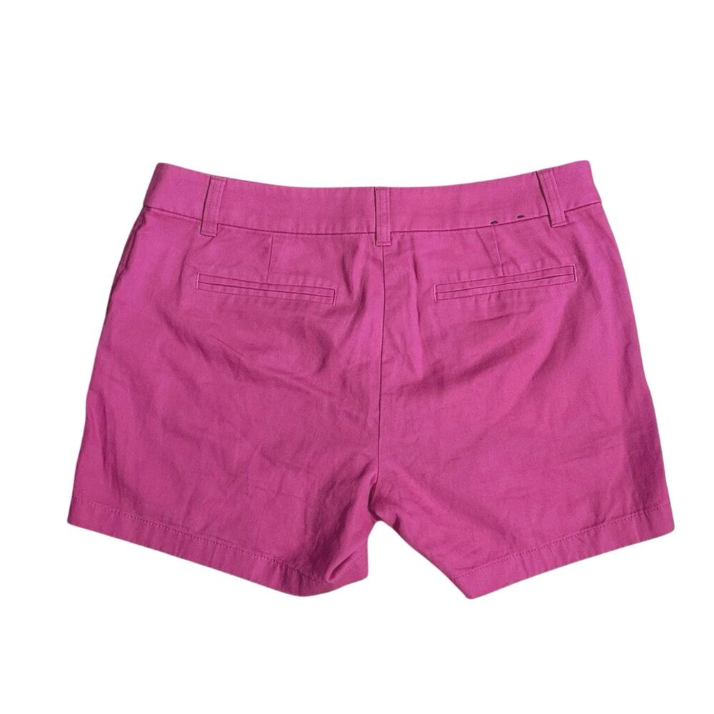 J Crew Factory Size 6 Classic Chino Shorts 5” Inseam Pink - Picture 2 of 4